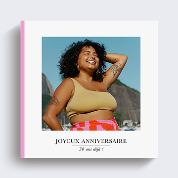 Album photo anniversaire Classique Photo