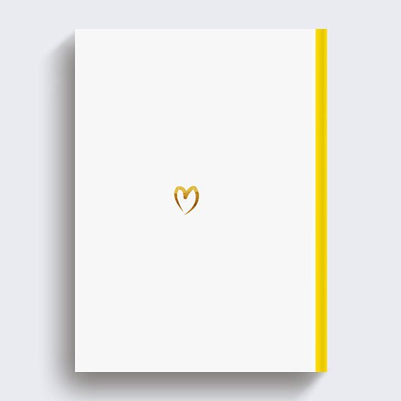 Album photo anniversaire Ligne Ocre Verso