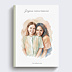 Album Photo Anniversaire Portrait en aquarelle