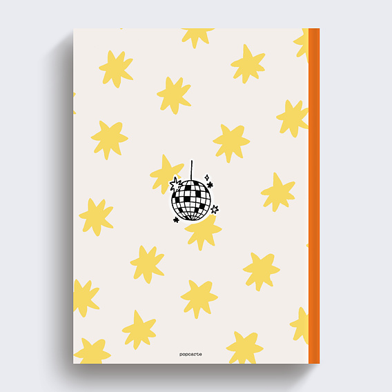 Album photo anniversaire Let’s Party Étoiles Verso