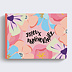 Album photo anniversaire Parterre Fleuri Recto