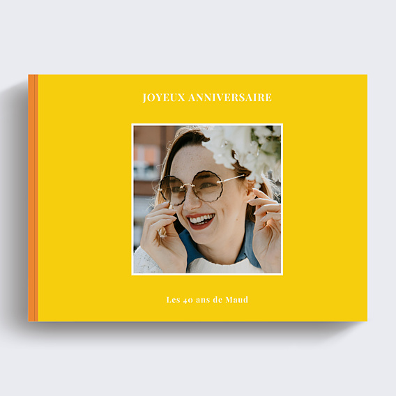 Album Photo Anniversaire Classique coloré