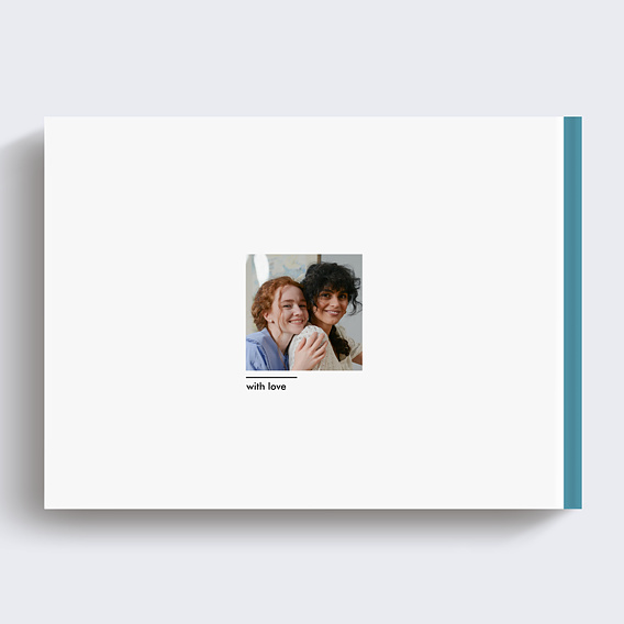 Album photo anniversaire Classique Multiphoto Verso