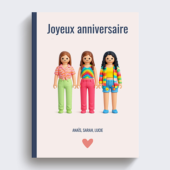 Album Photo Anniversaire Portrait en figurine