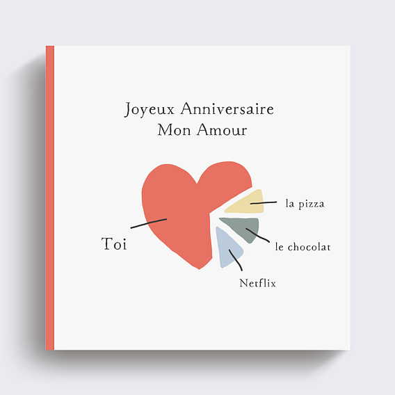 Album photo anniversaire Amour