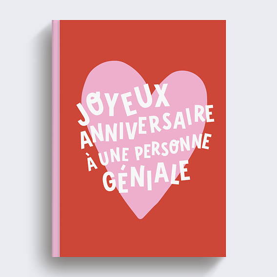 Album photo anniversaire Cœur génial