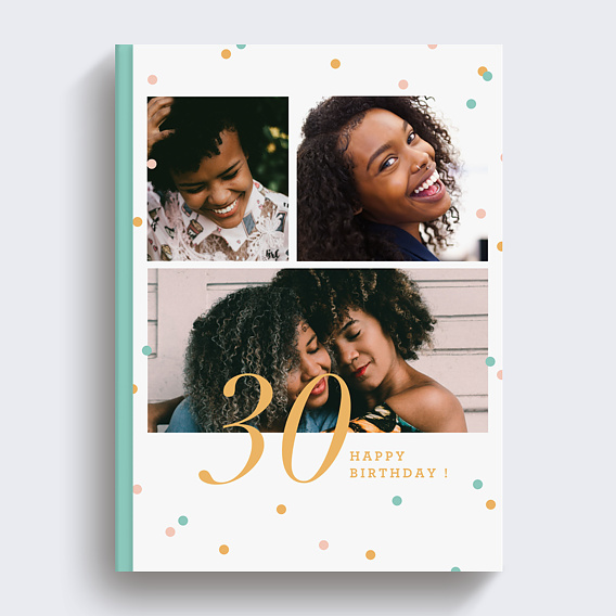 Album photo anniversaire Happiest Birthday