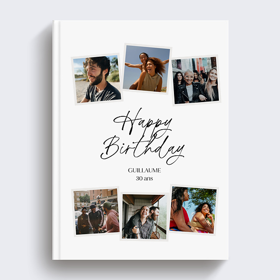 Album photo anniversaire Multi Polaroids