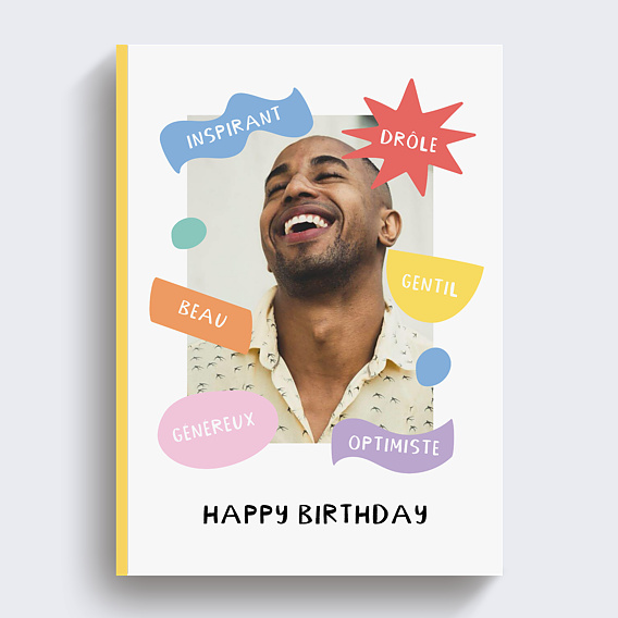 Album photo anniversaire Couleurs