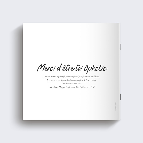Album Photo Anniversaire Meilleure amie Popcarte