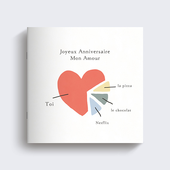 Album photo anniversaire Amour