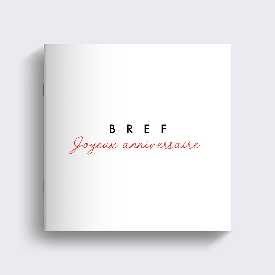 Album photo anniversaire Bref Joyeux Anniversaire