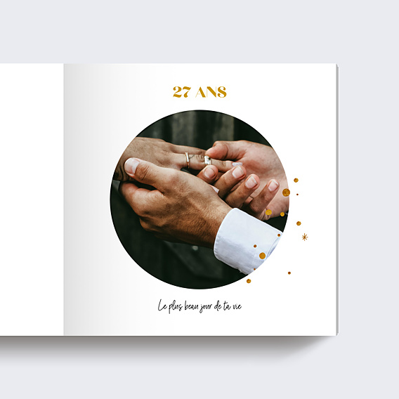 Album Photo Anniversaire Golden Dots (16 Photos)