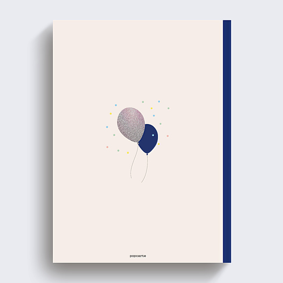 Album Photo Anniversaire Ballon glitter