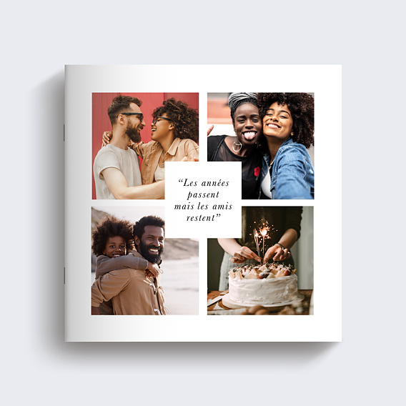 Album photo anniversaire Remerciements