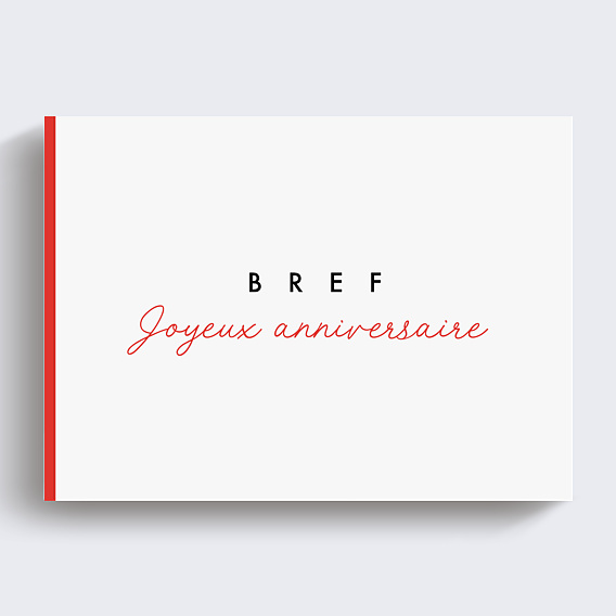 Album photo anniversaire Bref Joyeux Anniversaire