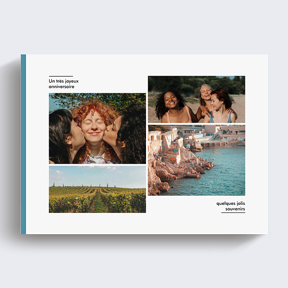 Album photo anniversaire Classique Multiphoto
