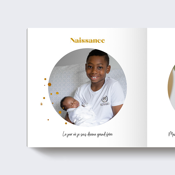 Album photo anniversaire Golden Dots (16 Photos) Page 1