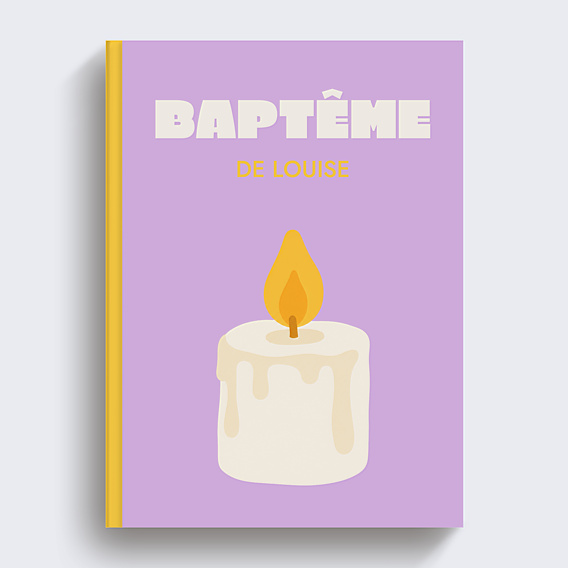Album Photo Baptême Baptême minimaliste