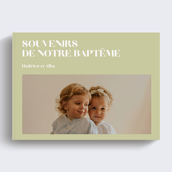 Album photo baptême Grand titre