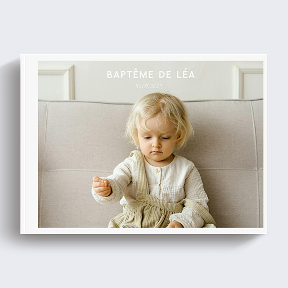 Album Photo Baptême Classique Pleine Page