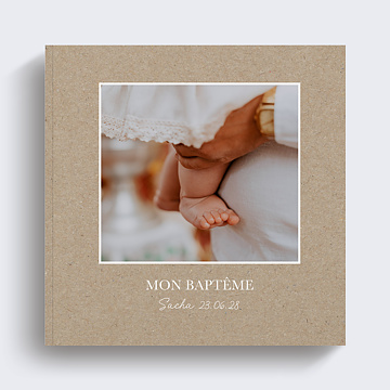 Album Photo Baptême Classique Kraft