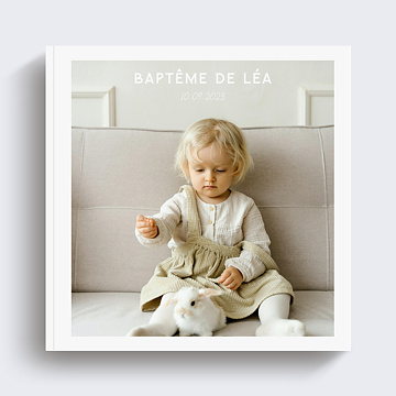 Album Photo Baptême Classique Pleine Page