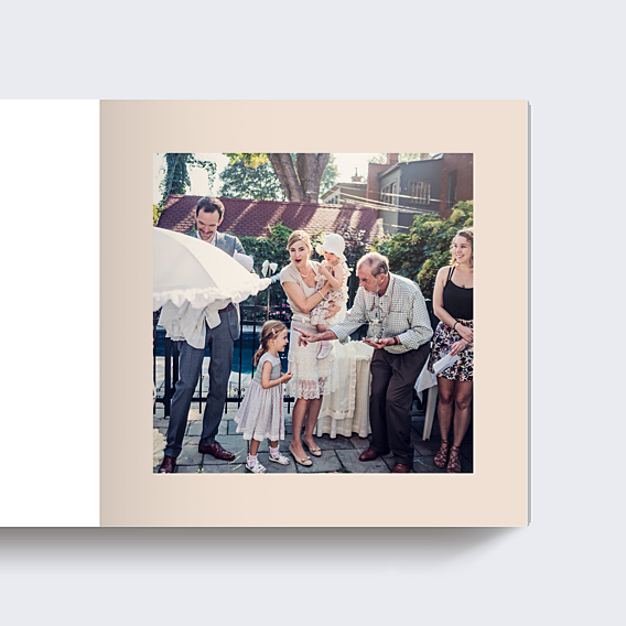 Album Photo Baptême Etiquette Poudrée