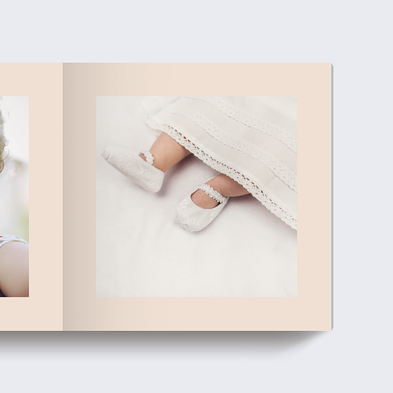 Album photo baptême Etiquette Poudrée Page 2