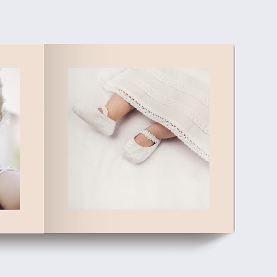 Album Photo Baptême Etiquette Poudrée