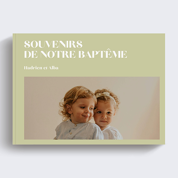 Album Photo Baptême Grand titre