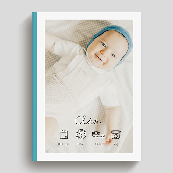 HABA Mon premier album photo – Livre de bébé en tissu doux pour huit photos  de 10,2 x 15,2 cm à partir de 12 mois : : Bébé et Puériculture