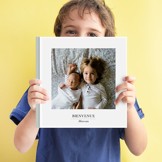 Album Photos Bébé Fille - Bonjour Monde, Album de Ma première