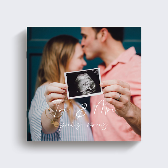 Album photo bébé Grossesse Calligraphie