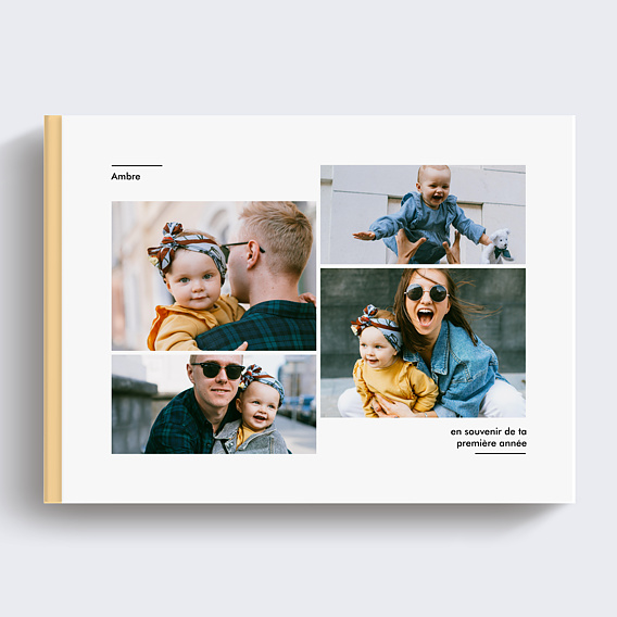 Album photo naissance Classique multi-photo Recto