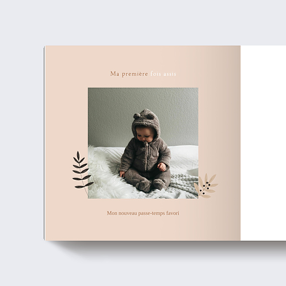 Album photo bébé Mes premières fois
