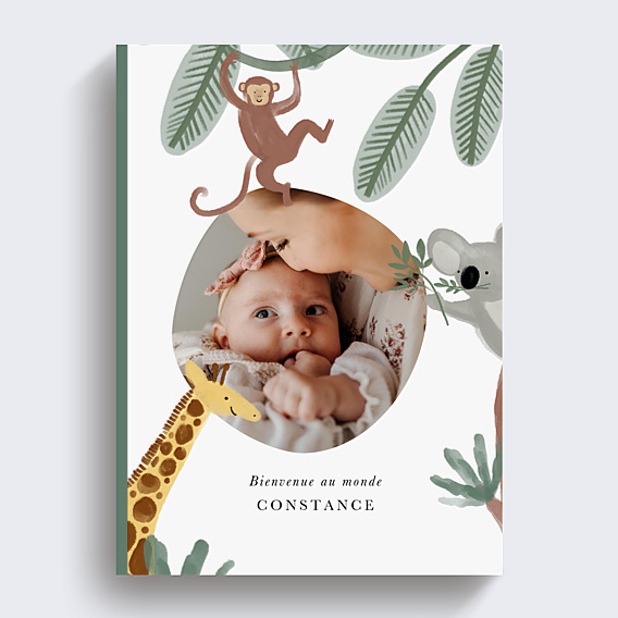 Album photo bébé Amis de la jungle