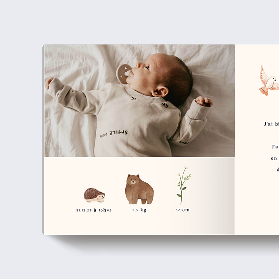 Album photo bébé Jolie forêt Page 1