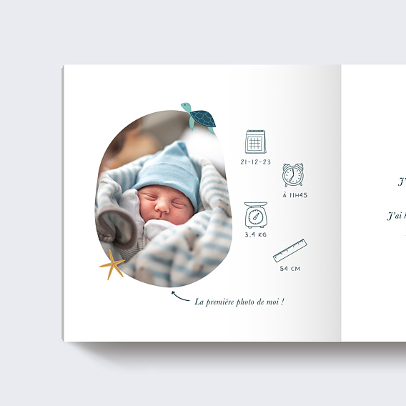 Album photo bébé Petit Poisson Page 1