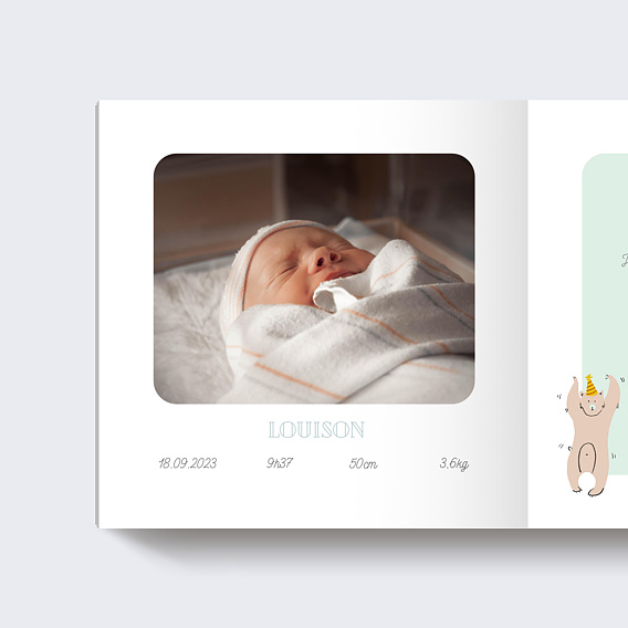 Album photo naissance Première Année de Bébé (14 photos) Page 1