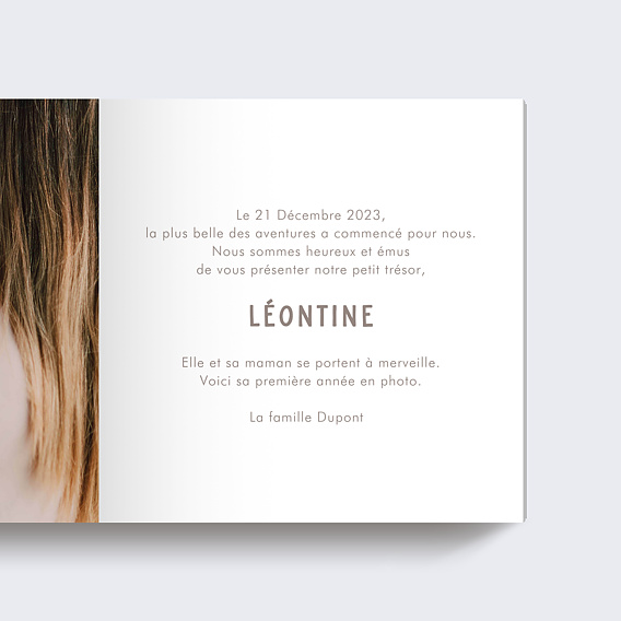 Album photo naissance La première année de Page 2