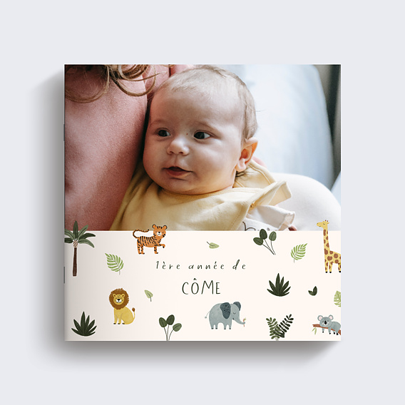 Album photo bébé Jolie jungle