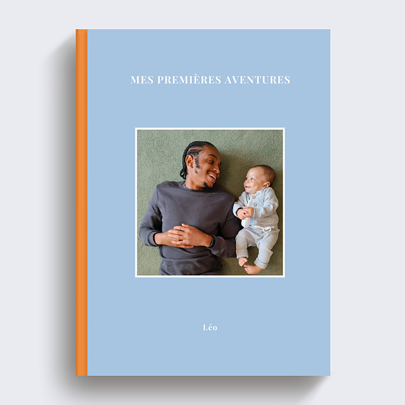 Album photo naissance Classique coloré Recto