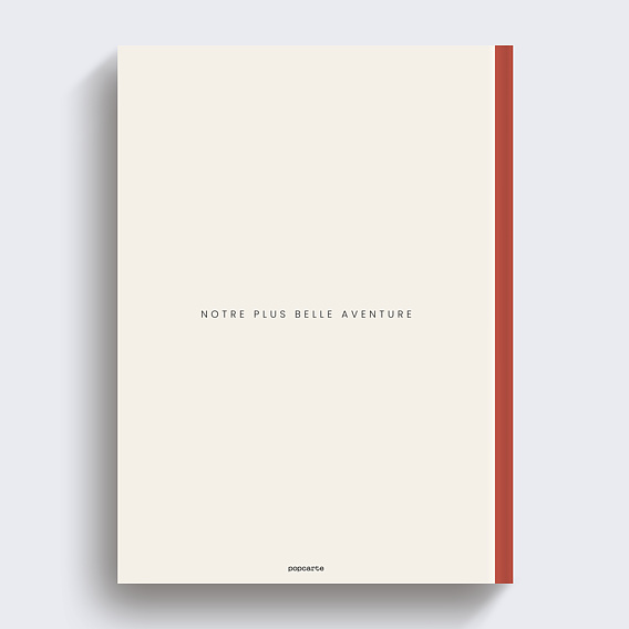 Album photo naissance Douce grossesse Verso