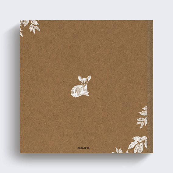 Album photo bébé Petite forêt Verso