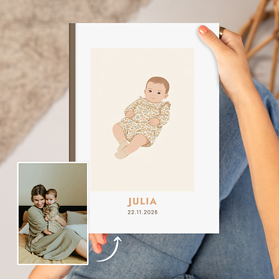 Album photo bébé Bébé en illustration vectorielle