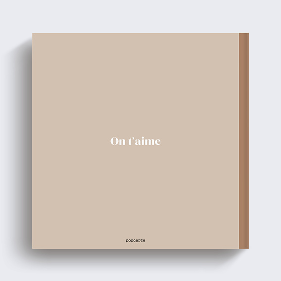 Album photo naissance Superposée Verso