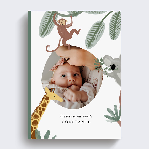 Album photo bébé Amis de la jungle