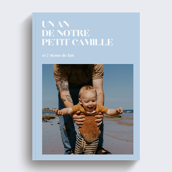 Album photo bébé Mois par mois Recto