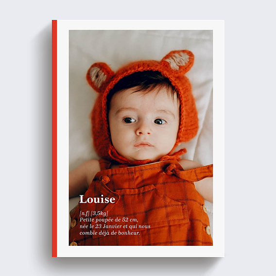 Album photo naissance Original Recto